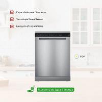 Lava-Louças Brastemp 15 Serviços Smart Sensor Inox 110V BLF61ARANA - 8