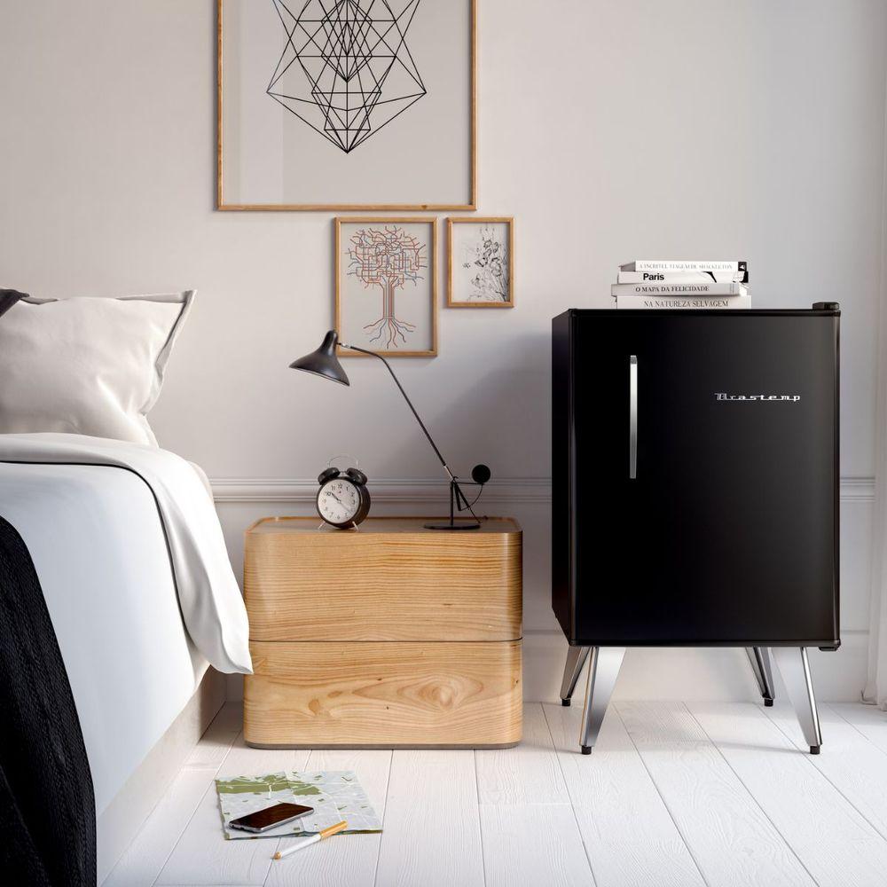 Frigobar Brastemp Retrô 76L Preto 110V BRA08HEANA - 2