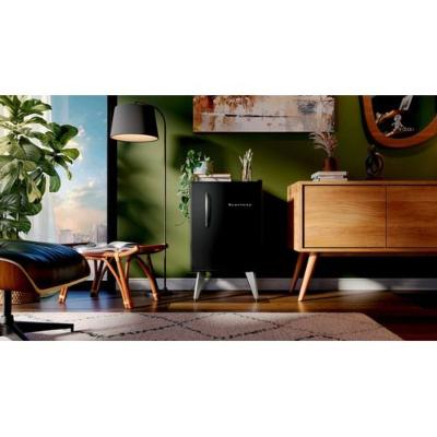 Frigobar Brastemp Retrô 76L Preto 110V BRA08HEANA