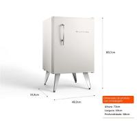 Frigobar Brastemp Retrô 76 Litros Branco 110V BRA08HBANA - 3