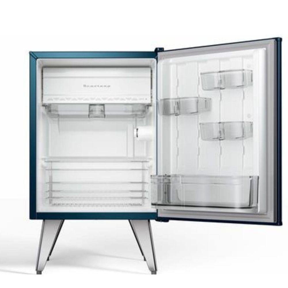 Frigobar Brastemp Retrô 76 Litros Azul Marinho 110V BRA08HZANA - 5