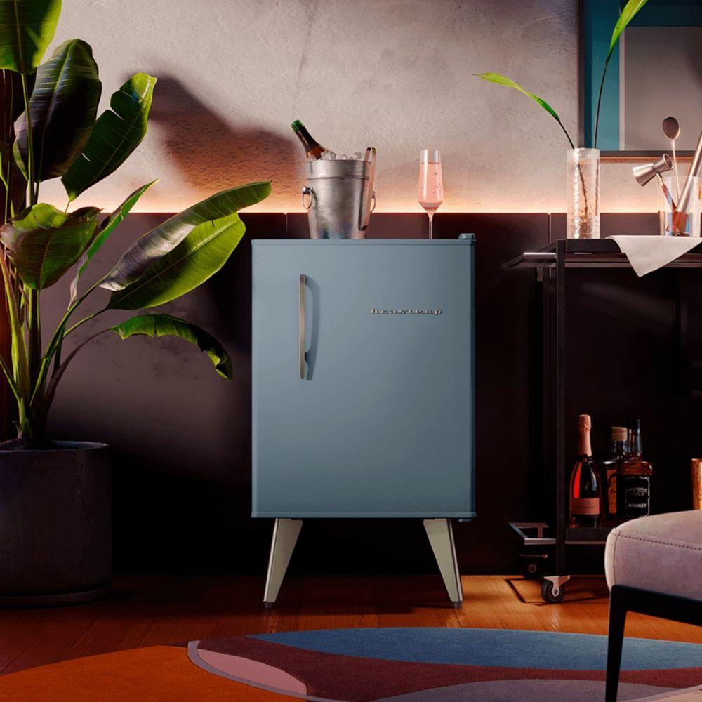 Frigobar Brastemp Retrô 76 Litros Azul Claro 110V BRA08HWANA - 2