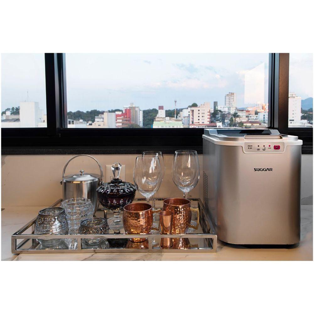 Máquina de Gelo Suggar 15kg Prata 220V MG1502PR - 15