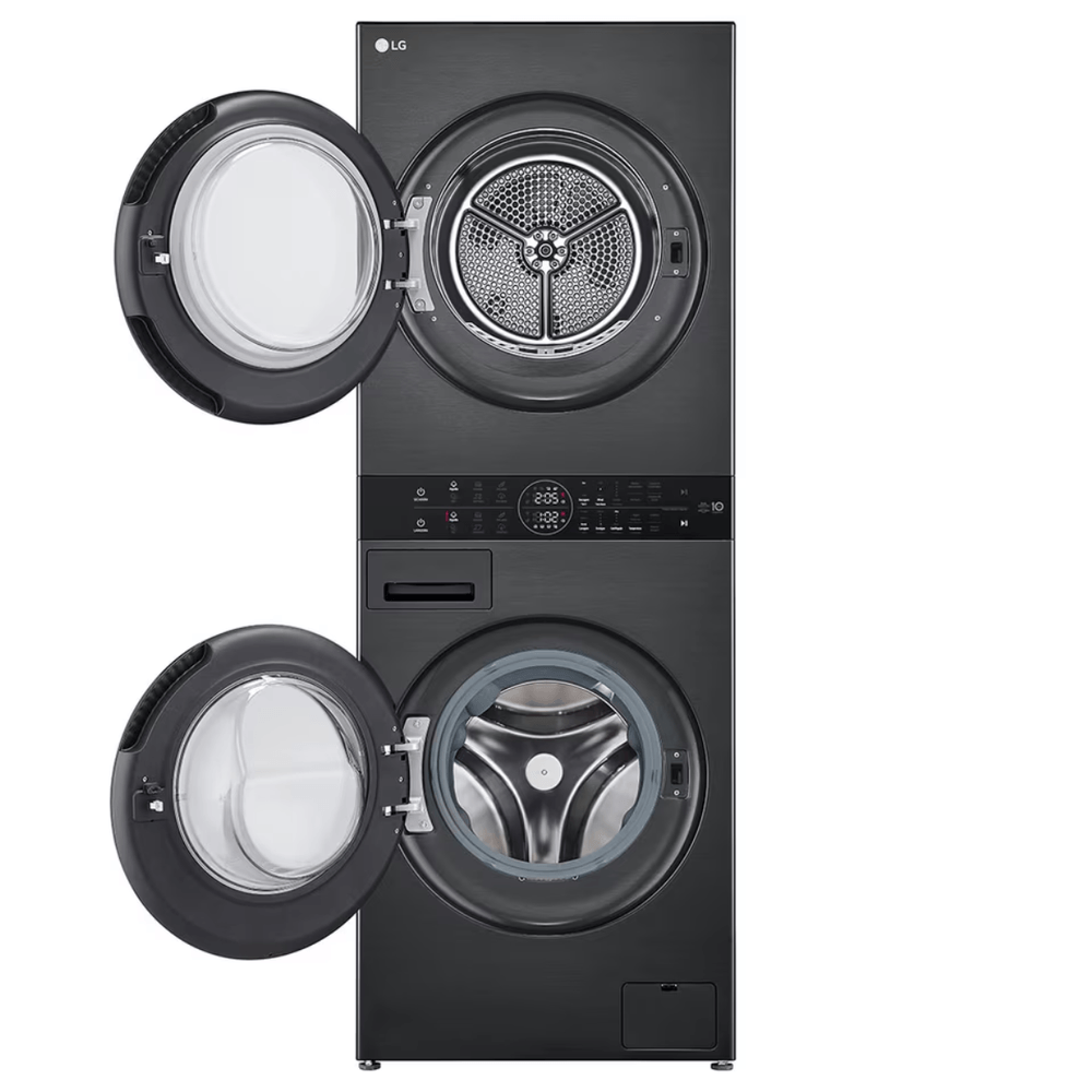 Lava e Seca LG Torre WashTower 14kg Preta Inox 220V WK14BS6A - 2