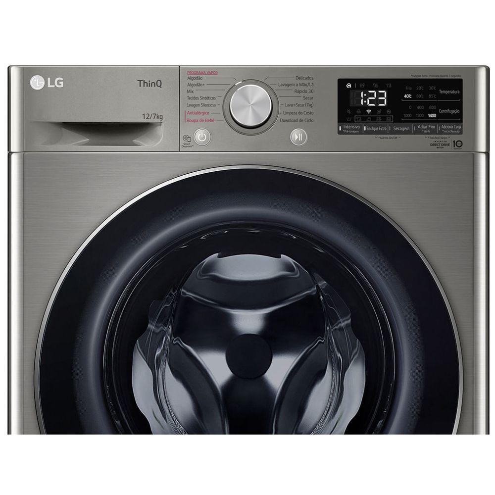 Lava e Seca LG VC4 IA 12kg Inox Look 220V CV5012PC4A - 8