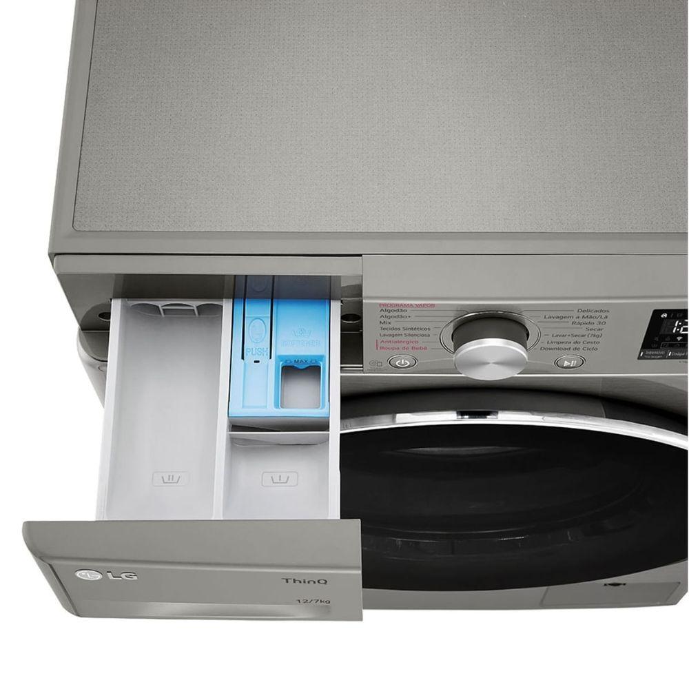 Lava e Seca LG VC4 IA 12kg Inox Look 220V CV5012PC4A - 10