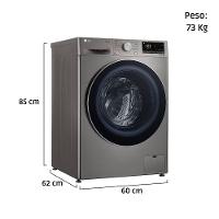 Lava e Seca LG VC4 IA 12kg Inox Look 220V CV5012PC4A