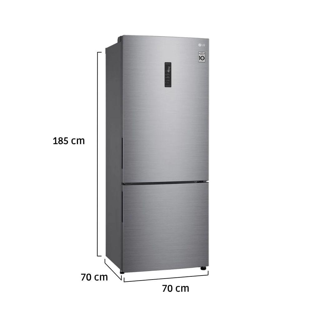 Geladeira Smart LG Frost Free Inverter 451 Litros Inverse Inox Look 220V GC-B569NLL2 - 3