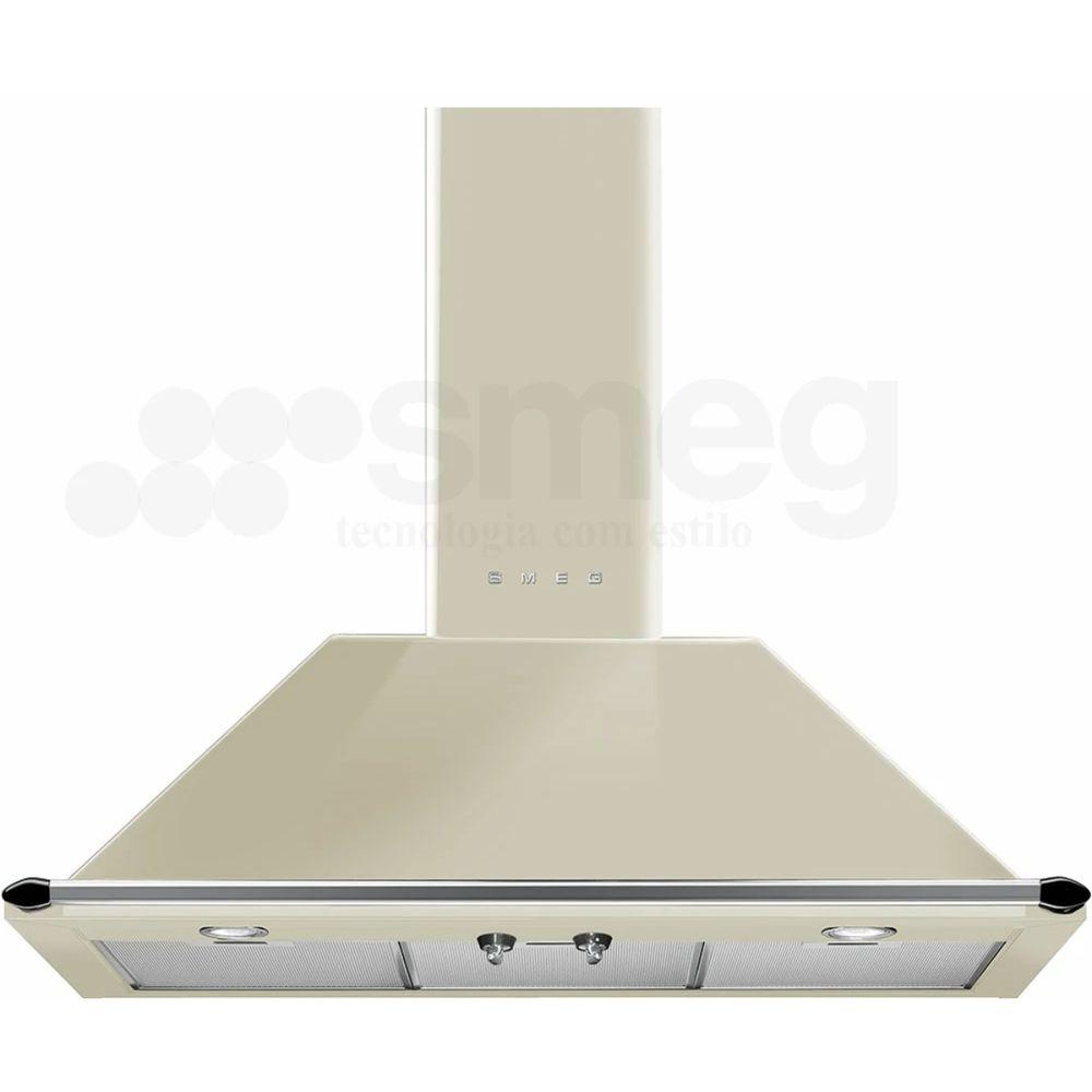 Coifa de Parede Smeg Victoria 90Cm Creme 220V KT90PE - 1