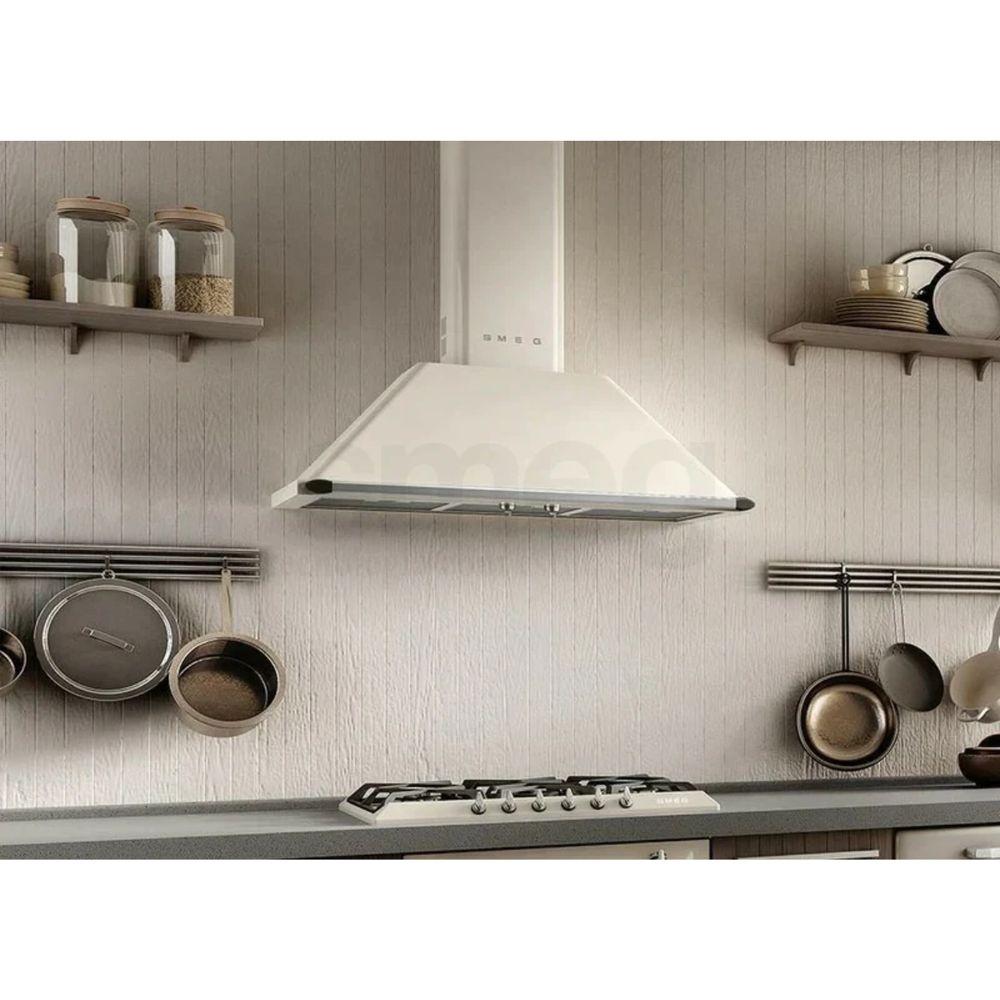 Coifa de Parede Smeg Victoria 90Cm Creme 220V KT90PE - 2