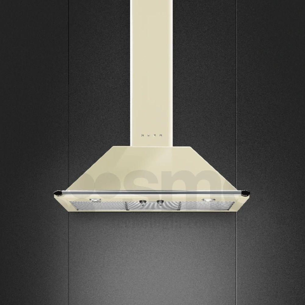 Coifa de Parede Smeg Victoria 90Cm Creme 220V KT90PE - 4