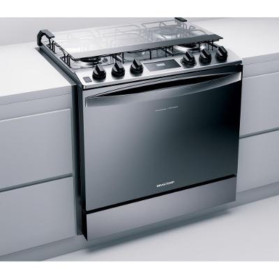 Fogão Brastemp de Embutir 5 Bocas Inox BYS5PCRUNA