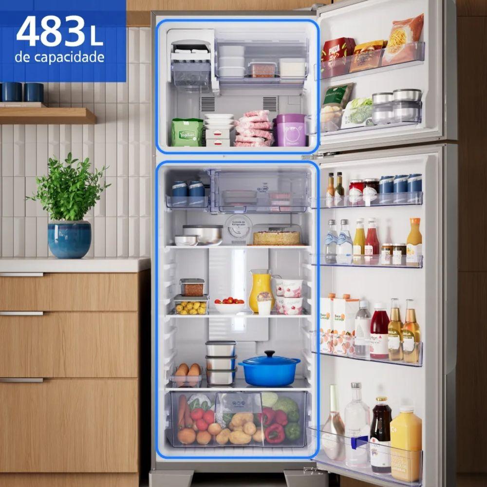 Geladeira Panasonic Duplex BT71 483 Litros Aço Escovado 110V NR-BT71PV4XA - 2