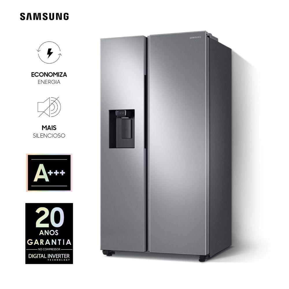 Geladeira Samsung Side by Side RS60 602L Inox Look 220V RS60T5200S9/BZ - 3