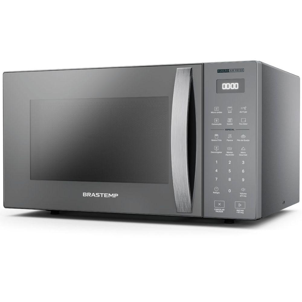 Micro-ondas Brastemp Bancada 29 Litros Air Fryer Cinza - 5