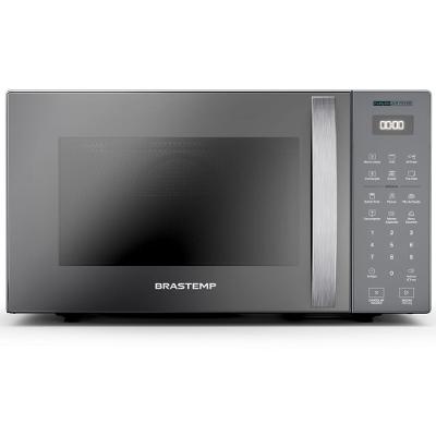 Micro-ondas Brastemp BMC29AR Bancada 29 Litros Air Fryer Cinza