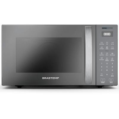 Micro-ondas Brastemp Bancada 29L Air Fryer Cinza 110V BMC29ARANA