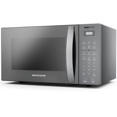 Micro-ondas Brastemp Bancada 29L Air Fryer Cinza 110V BMC29ARANA