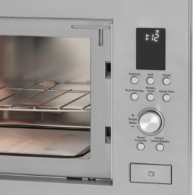 Micro-ondas Elettromec de Embutir Luce Flat 23L Inox 220V FMC-LT-25-LC-2GZB