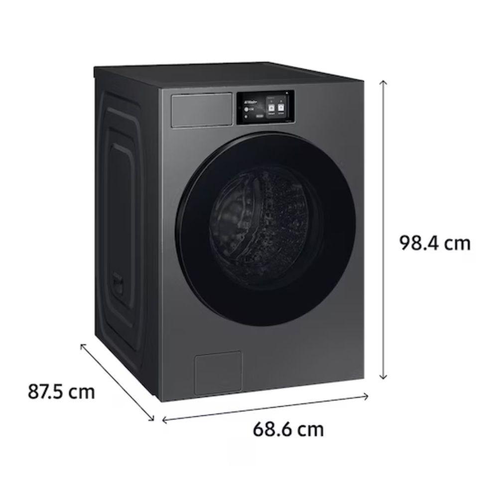 Lavadora Samsung WF90F Bespoke AI 20Kg Inox - 4