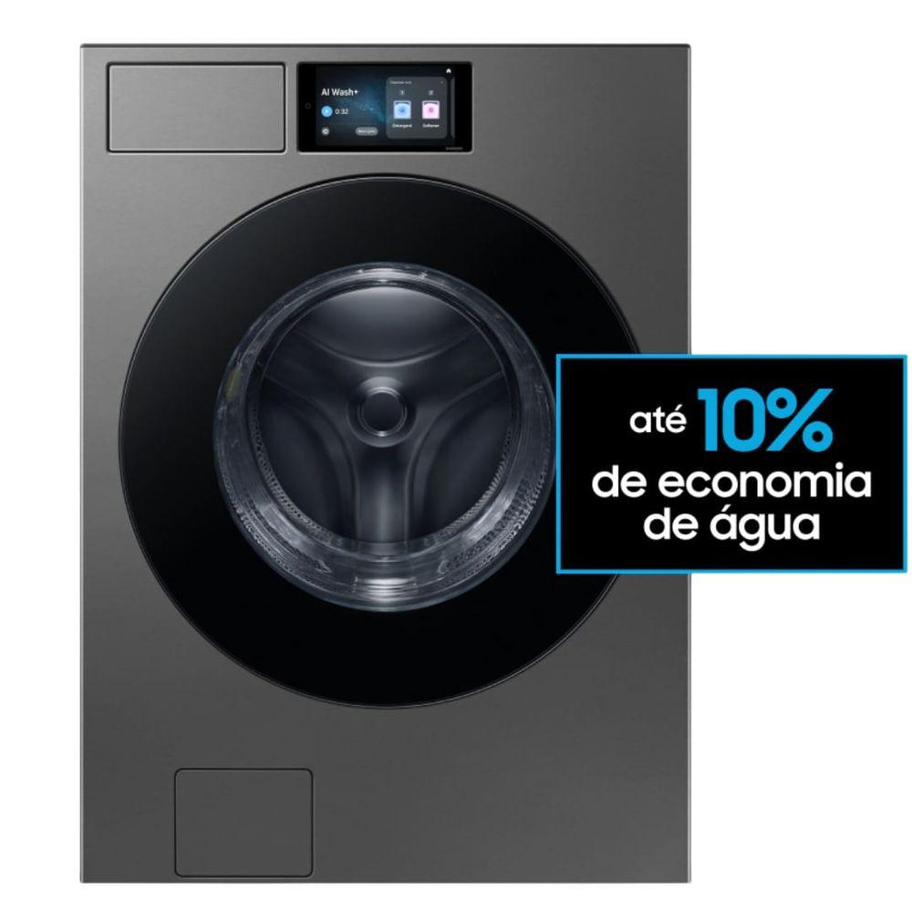 Lavadora Samsung WF90F Bespoke AI 20Kg Inox - 5