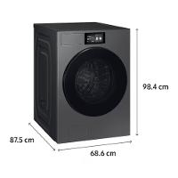 Lavadora Samsung Bespoke AI 20KG Inox 220V WF90F20ADSBZ - 3