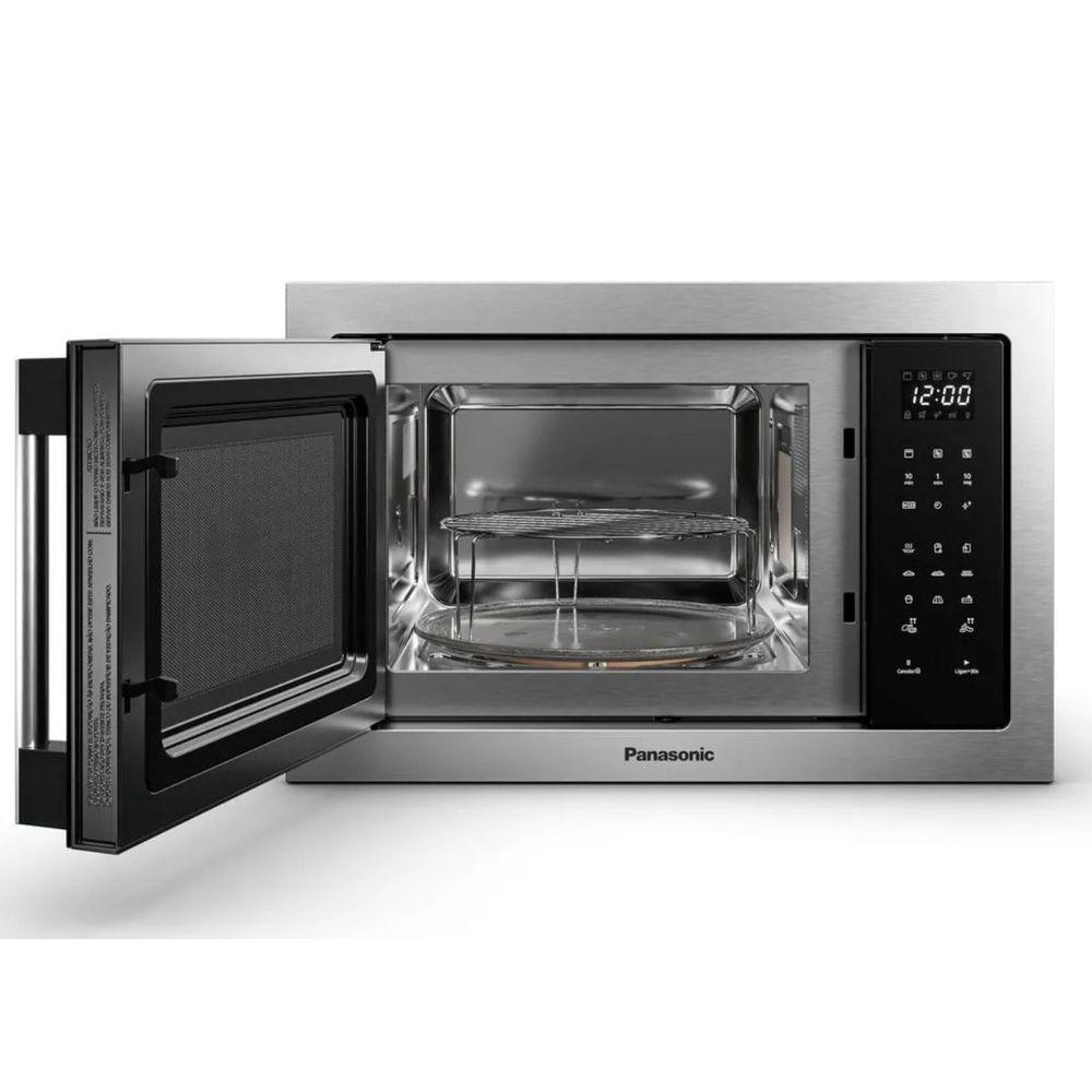 Micro-ondas Panasonic de Embutir 30 Litros Inox - 1