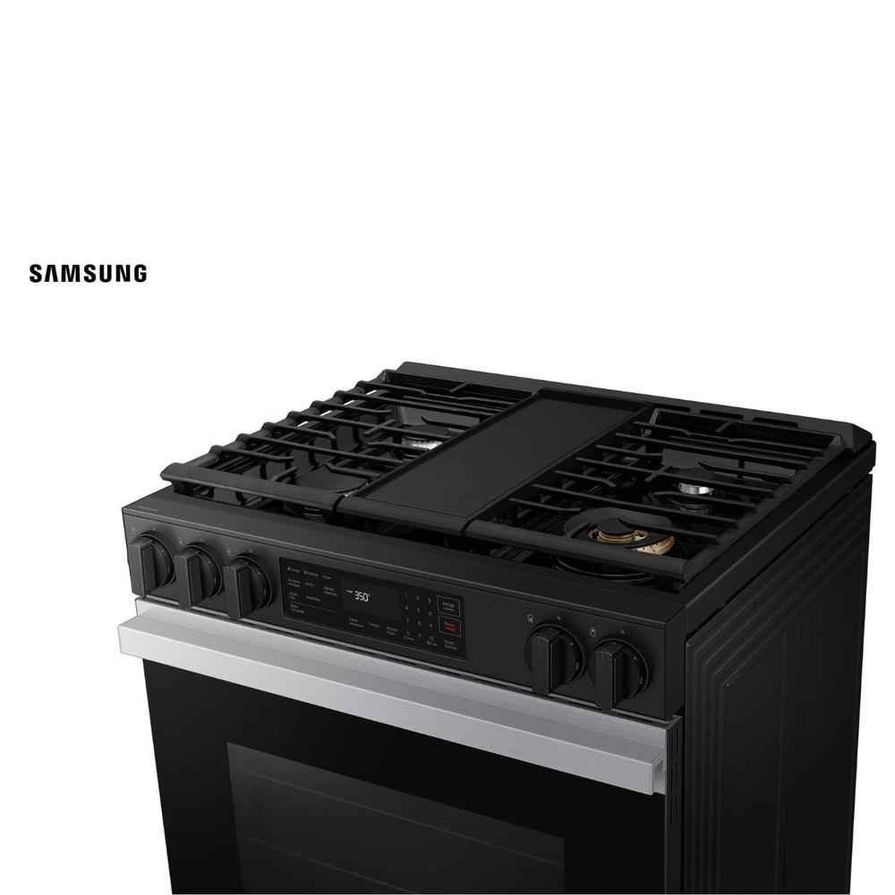 Fogão Samsung 5 Bocas Série 3 Wi-Fi e Air Fry 170L Preto Inox - 2