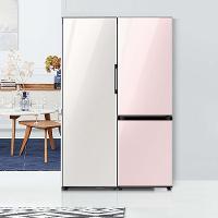 Painel Samsung Bespoke em Vidro Bege Satin Beige 1DOOR RA-R23DAA39GG - 2