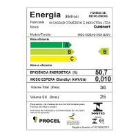 Forno Micro-Ondas Cuisinart de Embutir Arkton Com Grill Elétrico 60cm 38 Litros Inox 220V 4092740121 - 4