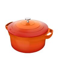 Panela Caçarola Le Cook com Revestimento Cerâmico Laranja 20Cm LC1802 - 1