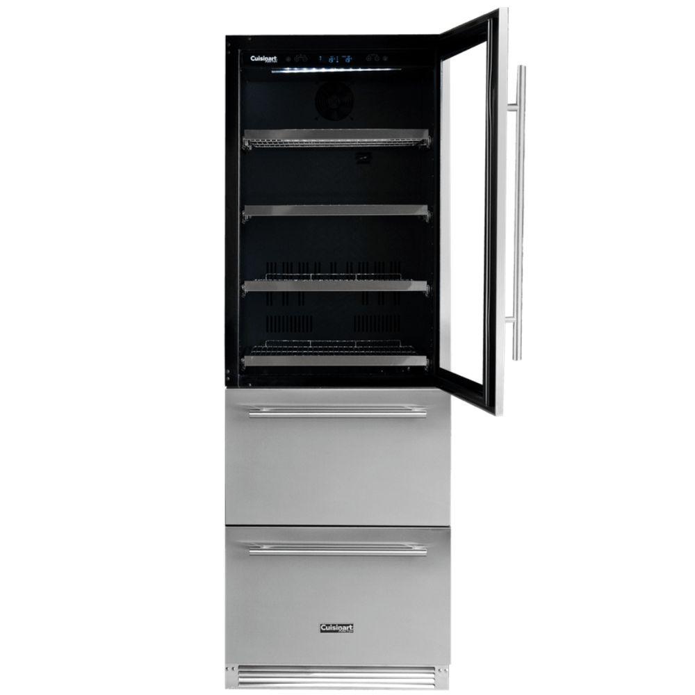 Cervejeira Com Gaveta Refrigerada Cuisinart 98L 180Cm Inox 220V - 2