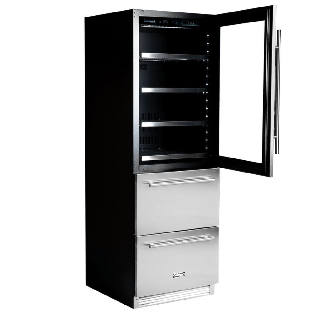 Cervejeira Com Gaveta Refrigerada Cuisinart 98L 180Cm Inox 220V - 4