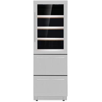 Cervejeira Com Gaveta Refrigerada Cuisinart 98L 180Cm Inox 220V