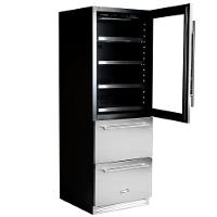 Cervejeira Com Gaveta Refrigerada Cuisinart 98L 180Cm Inox 220V