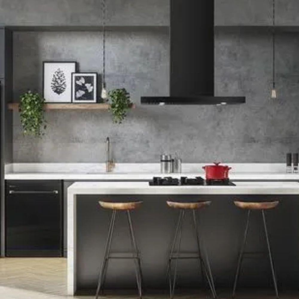 Coifa de Ilha Electrolux 90cm Preta Pro Series com Painel Touch e Filtro Baffle 90CIV 110V 29909PBI135 - 2