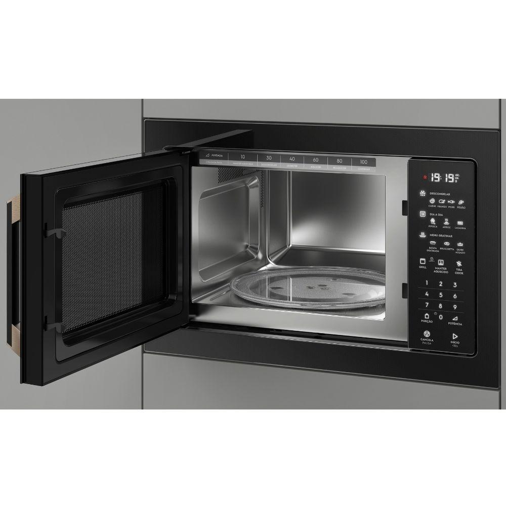 Micro-ondas Electrolux de Embutir MV43T Pro Series Glass Touch 34 Litros Preto 110V 54341PBA135 - 4