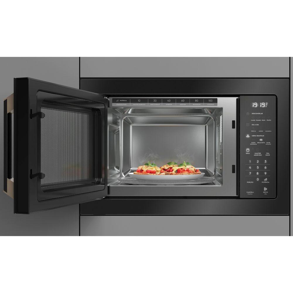 Micro-ondas Electrolux de Embutir MV43T Pro Series Glass Touch 34 Litros Preto 110V 54341PBA135 - 5