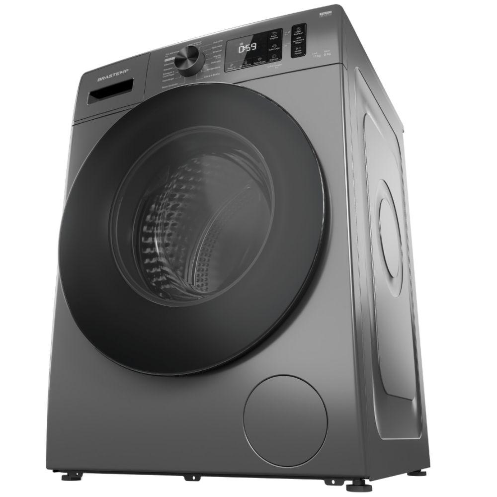 Lava e Seca Brastemp 11Kg Smart Sensor Titanium 110V - 4