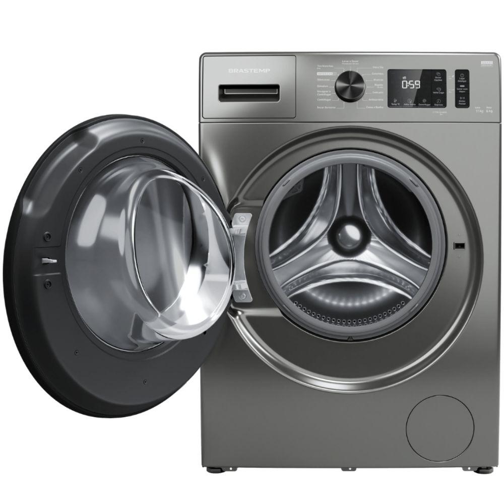 Lava e Seca Brastemp 11Kg Smart Sensor Titanium 110V - 5