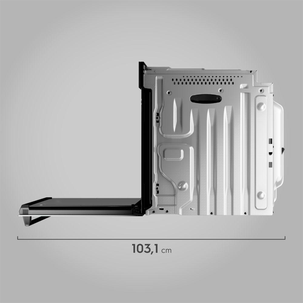 Forno de Embutir Electrolux Elétrico OE9XS 80 Litros Home Pro AirFryer Wi-Fi Espelhado - 3