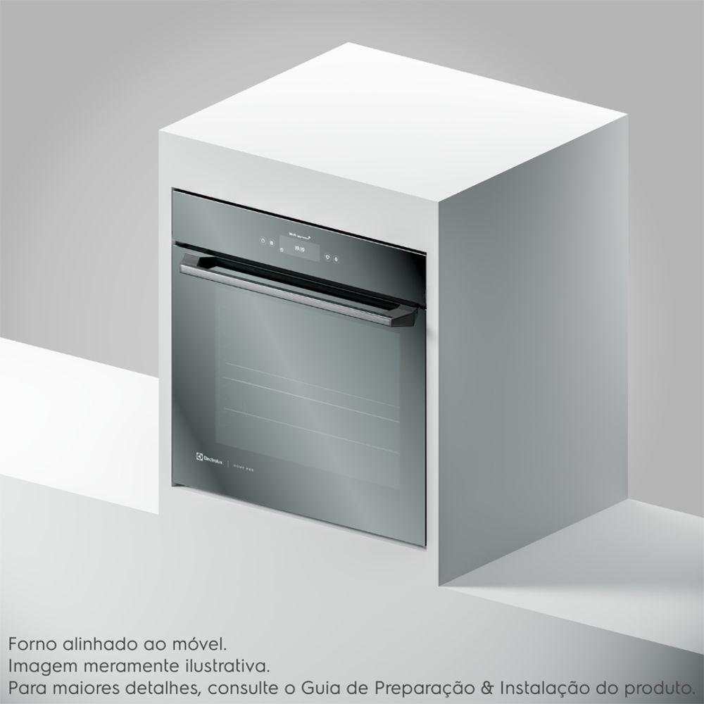 Forno de Embutir Electrolux Elétrico OE9XS 80 Litros Home Pro AirFryer Wi-Fi Espelhado - 4