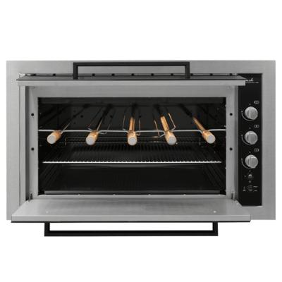 Churrasqueira Fischer 33925 a Gás Embutir Ranch 5 Espetos Inox GLP