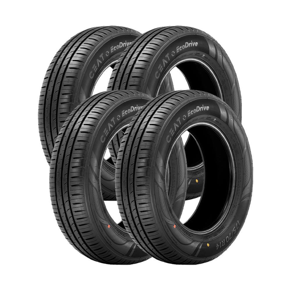 Jogo 4 Pneus Ceat Aro 13 EcoDrive 175/70R13 82T - 1