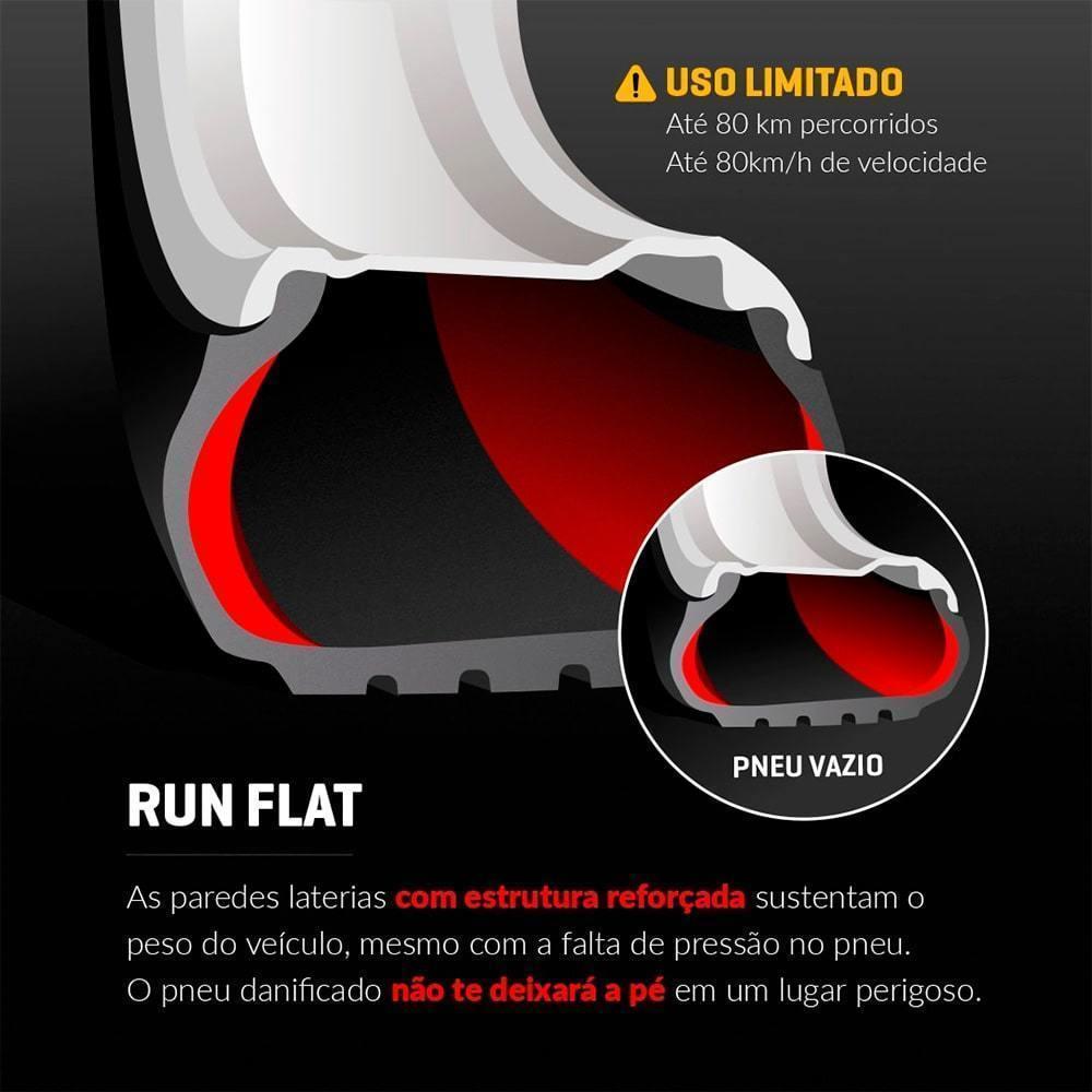 Jogo 2 Pneus Speedmax Aro 17 SPM302 225/45R17 91W Run Flat - 2