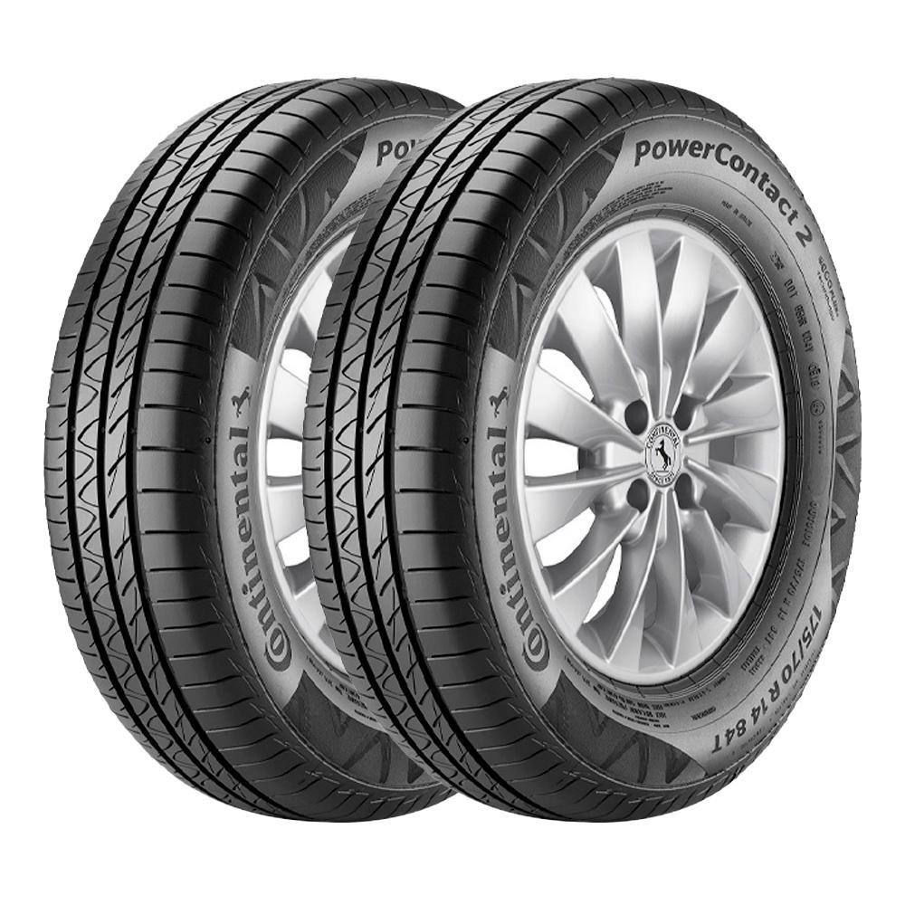 Jogo 2 Pneus Continental Aro 14 PowerContact 2 185/65R14 86T - 1