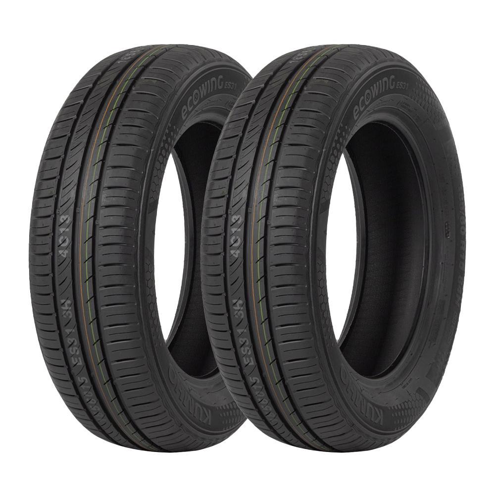 Jogo 2 Pneus Kumho Aro 14 Ecowing ES31 175/80R14 88T - 1
