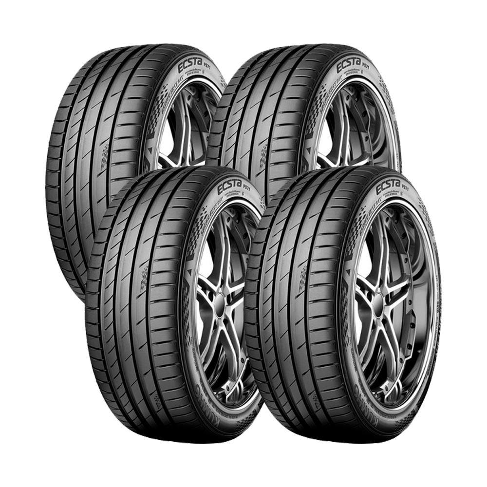 Jogo 4 Pneus Kumho Aro 18 Ecsta PS71 245/40R18 93Y Run Flat - 1