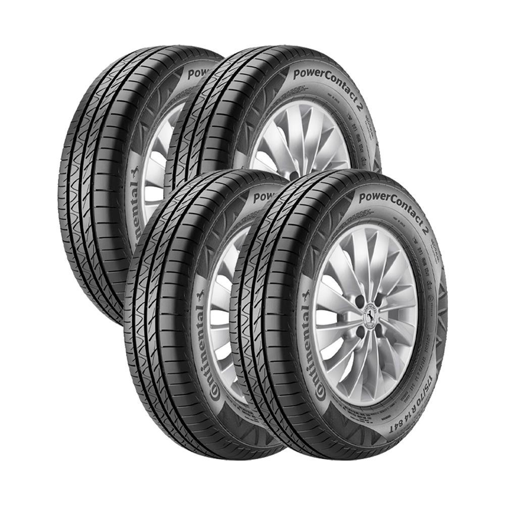 Jogo 4 Pneus Continental Aro 15 PowerContact 2 175/65R15 84H - 1
