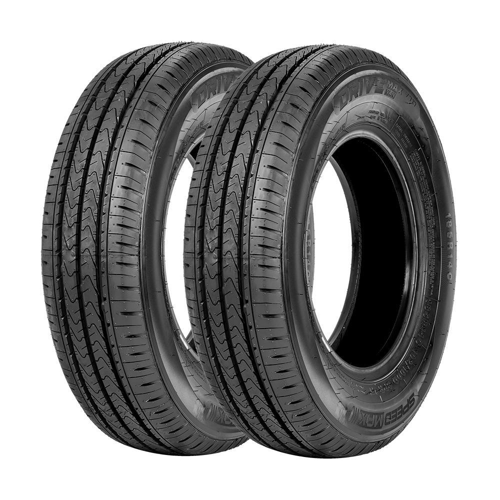 Jogo 2 Pneus Speedmax Aro 14 Drivemax Van V10 185R14C 102/100Q 8 Lonas - 1